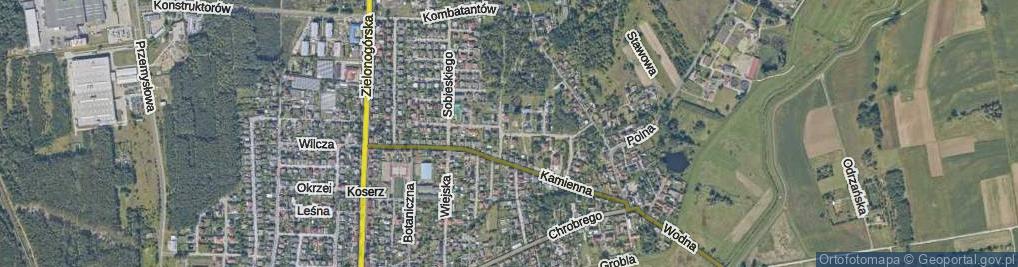 Zdjęcie satelitarne Zygmunta I Starego ul.